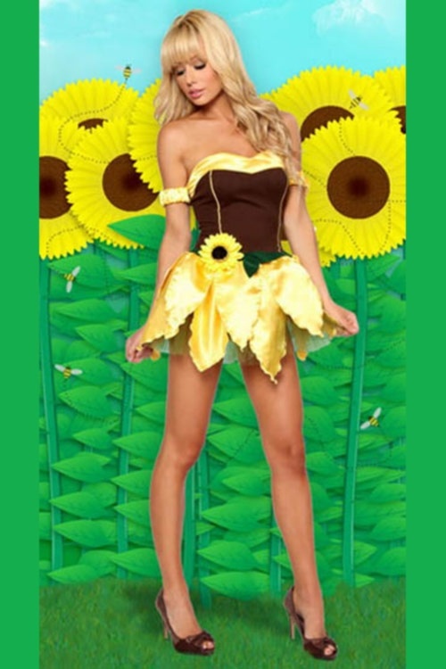 Photo:  Strapless Sunflower Costume